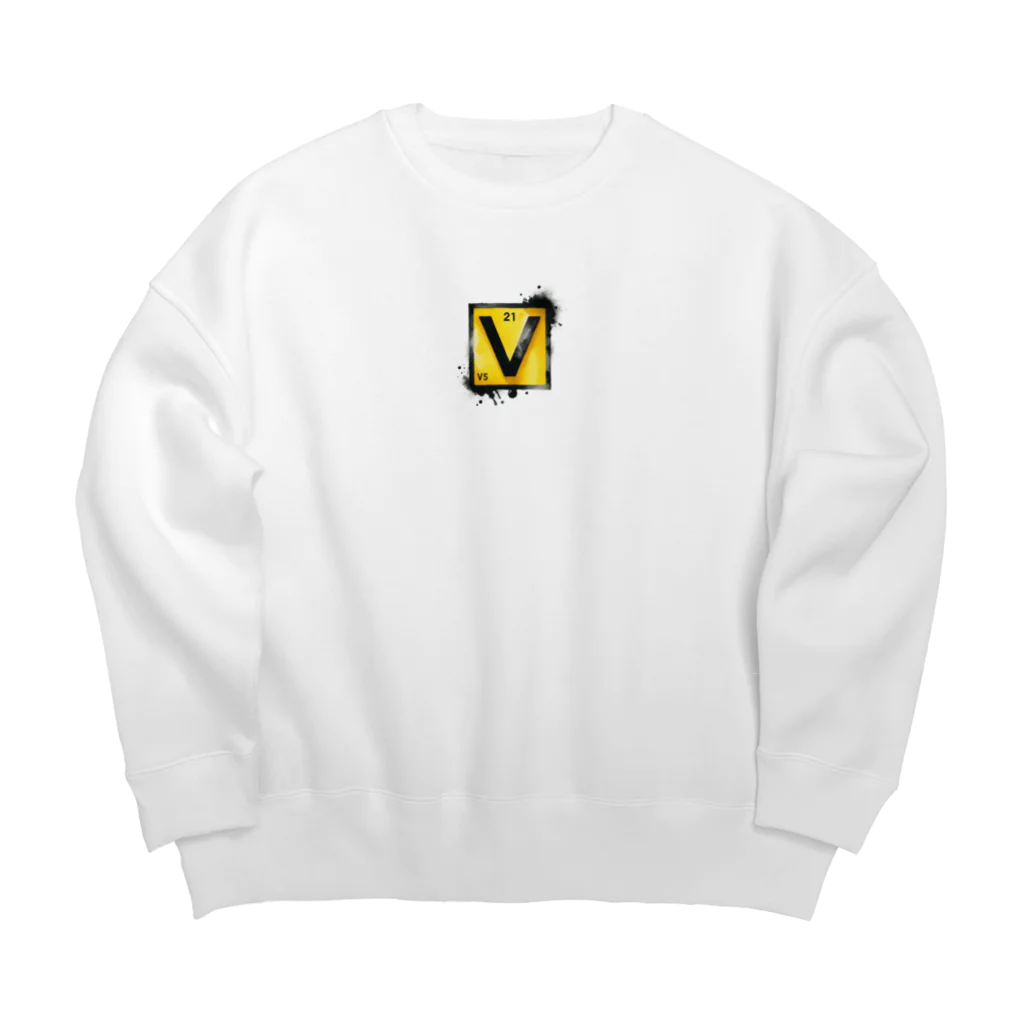 science closet（科学×ファッション）の元素シリーズ　~バナジウム V~ Big Crew Neck Sweatshirt