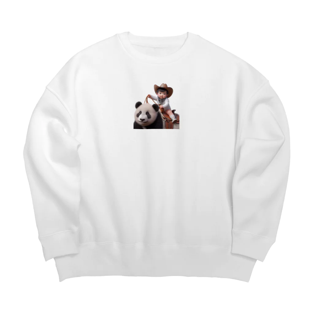 taka-kamikazeの赤ちゃんカウボーイ Big Crew Neck Sweatshirt