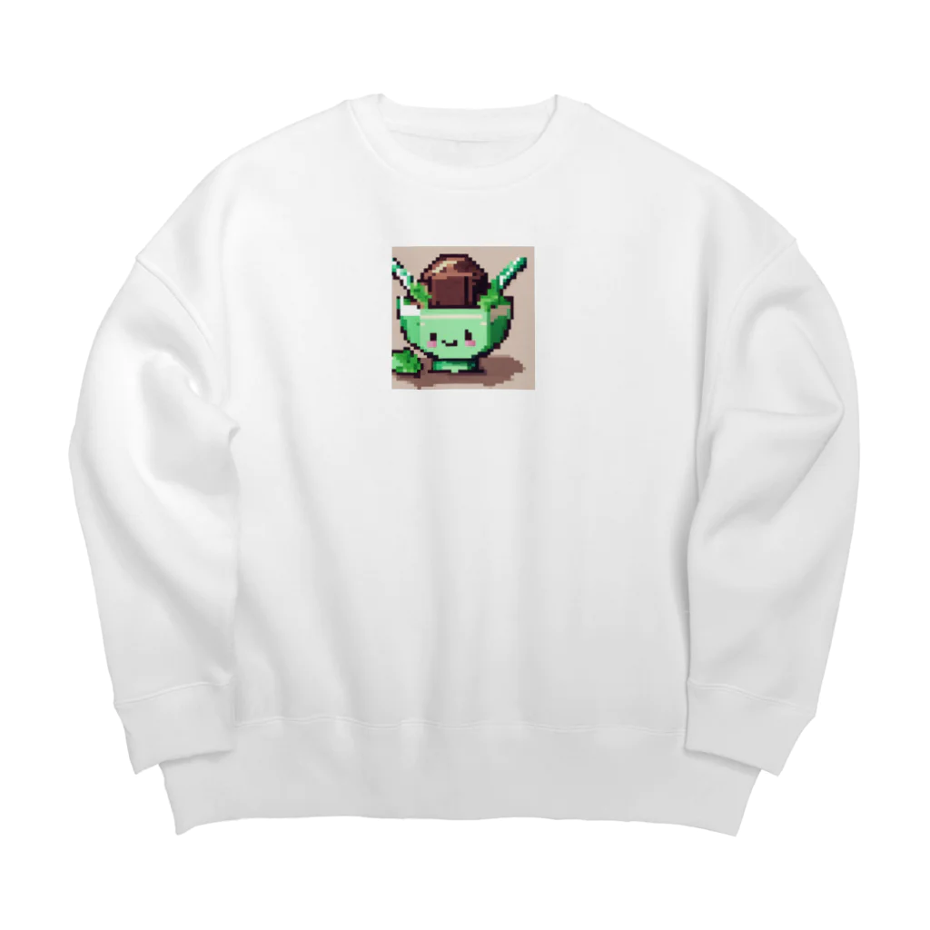 prestigeの不思議な食べ物 Big Crew Neck Sweatshirt