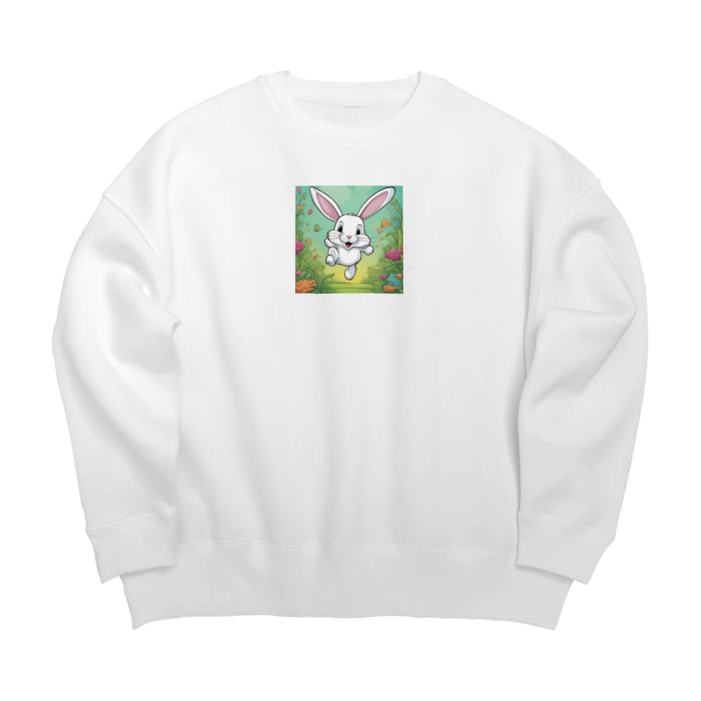 Monchuのジョイラビット Big Crew Neck Sweatshirt