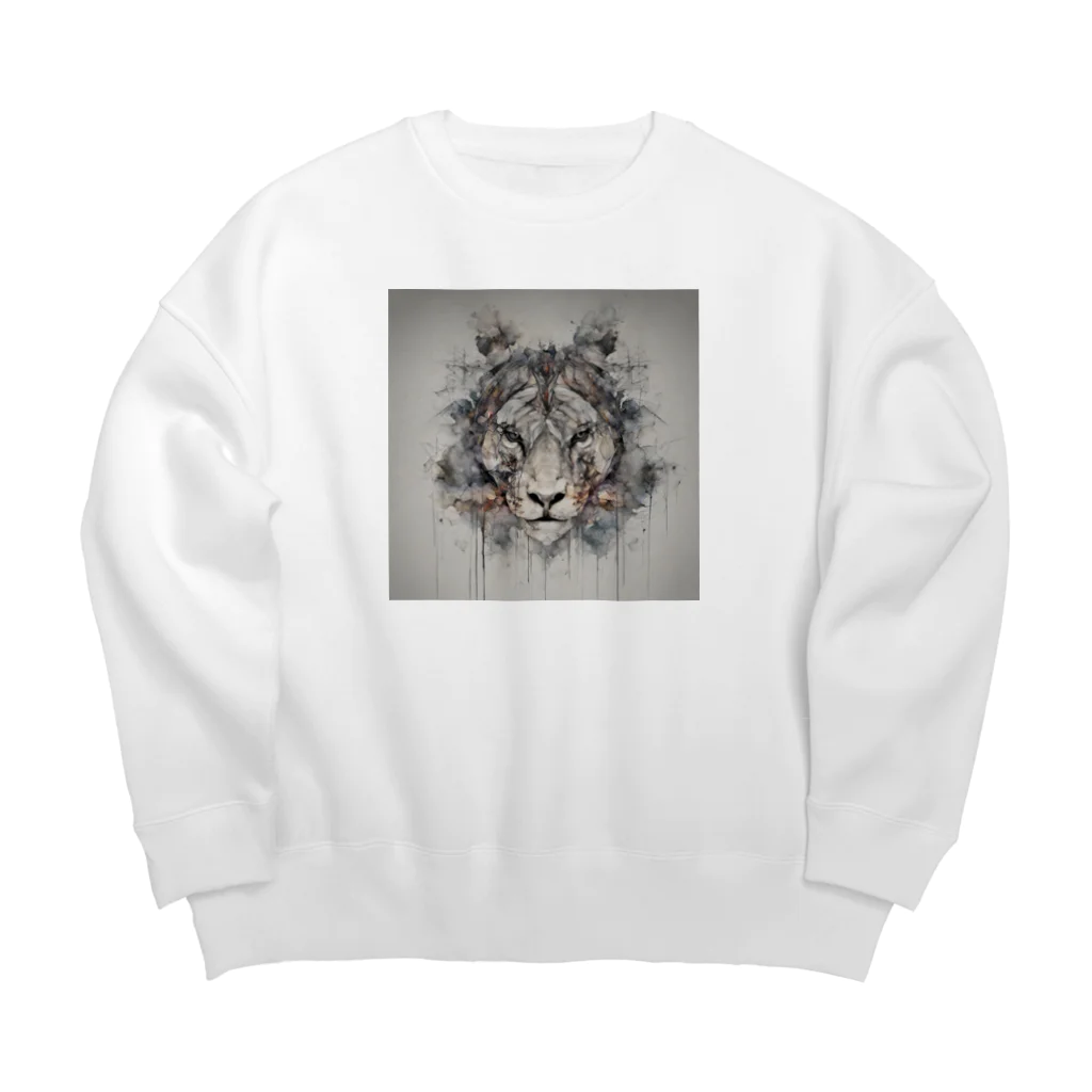 waterpandaの自然の鼓動 Big Crew Neck Sweatshirt