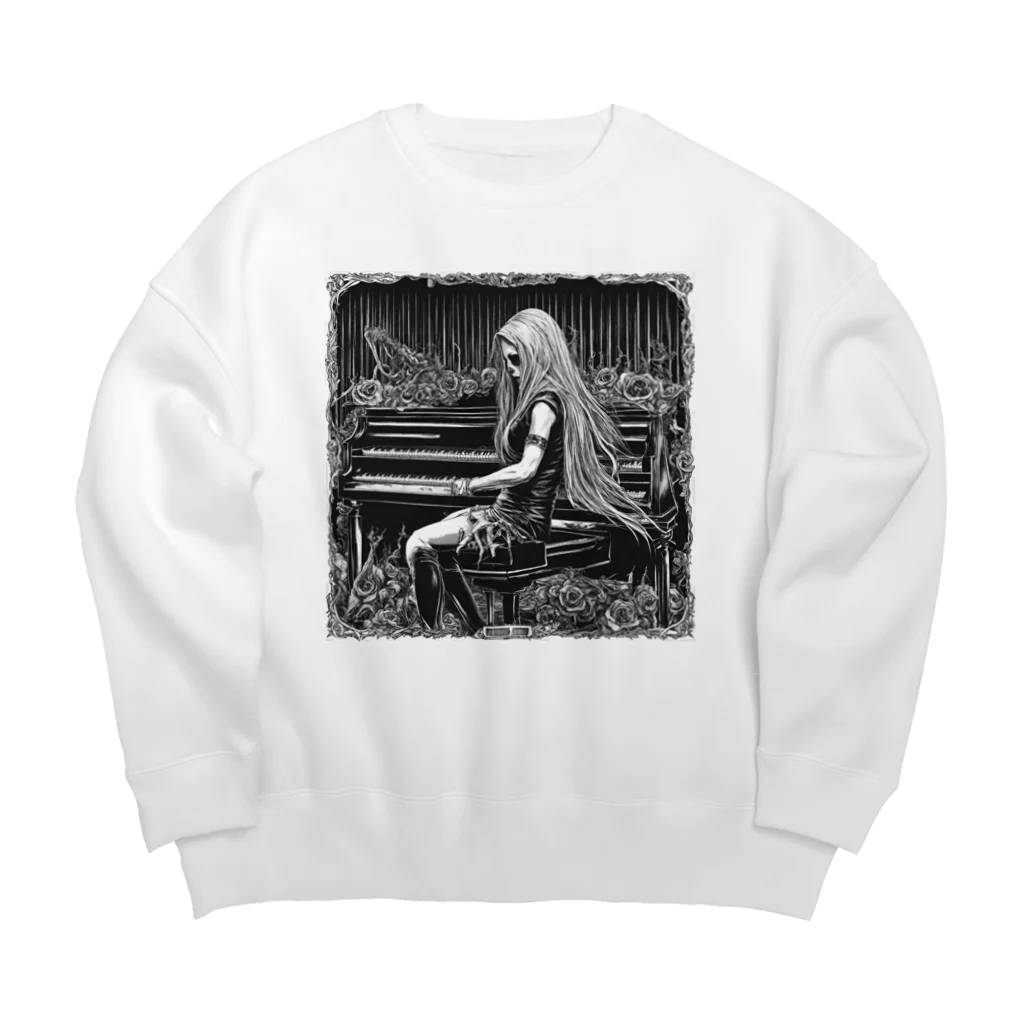 Death Metal Girls Collection ＝DMGC＝のdeath metal girl ＝strange p.f Vanessa＝ Big Crew Neck Sweatshirt