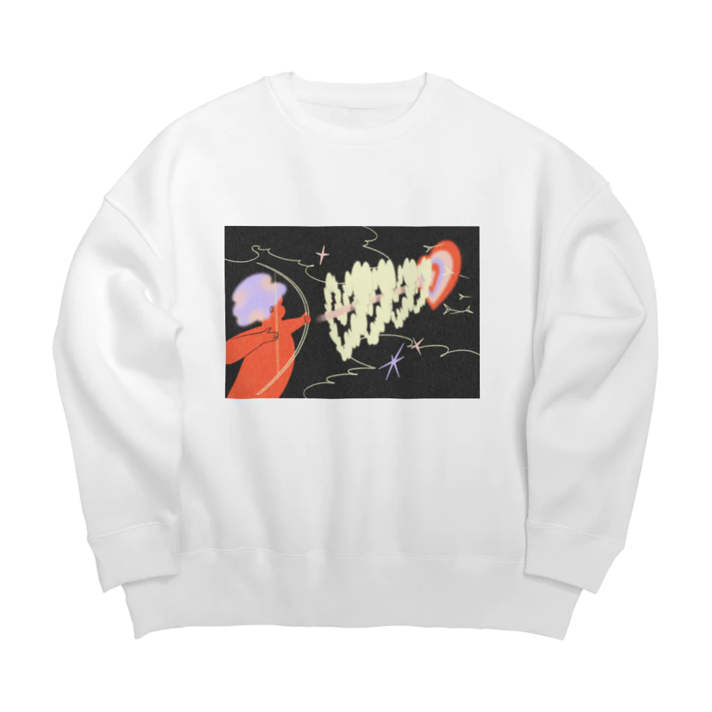 MAI TATEのキューピッド Big Crew Neck Sweatshirt