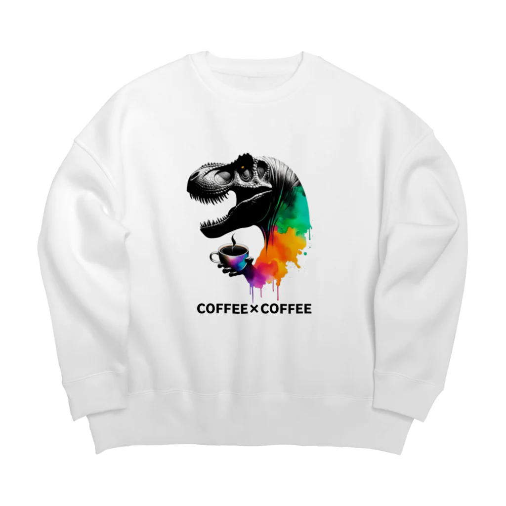 ディノアートラボ✴︎DINO ART LABの COFFEE×COFFEE Big Crew Neck Sweatshirt