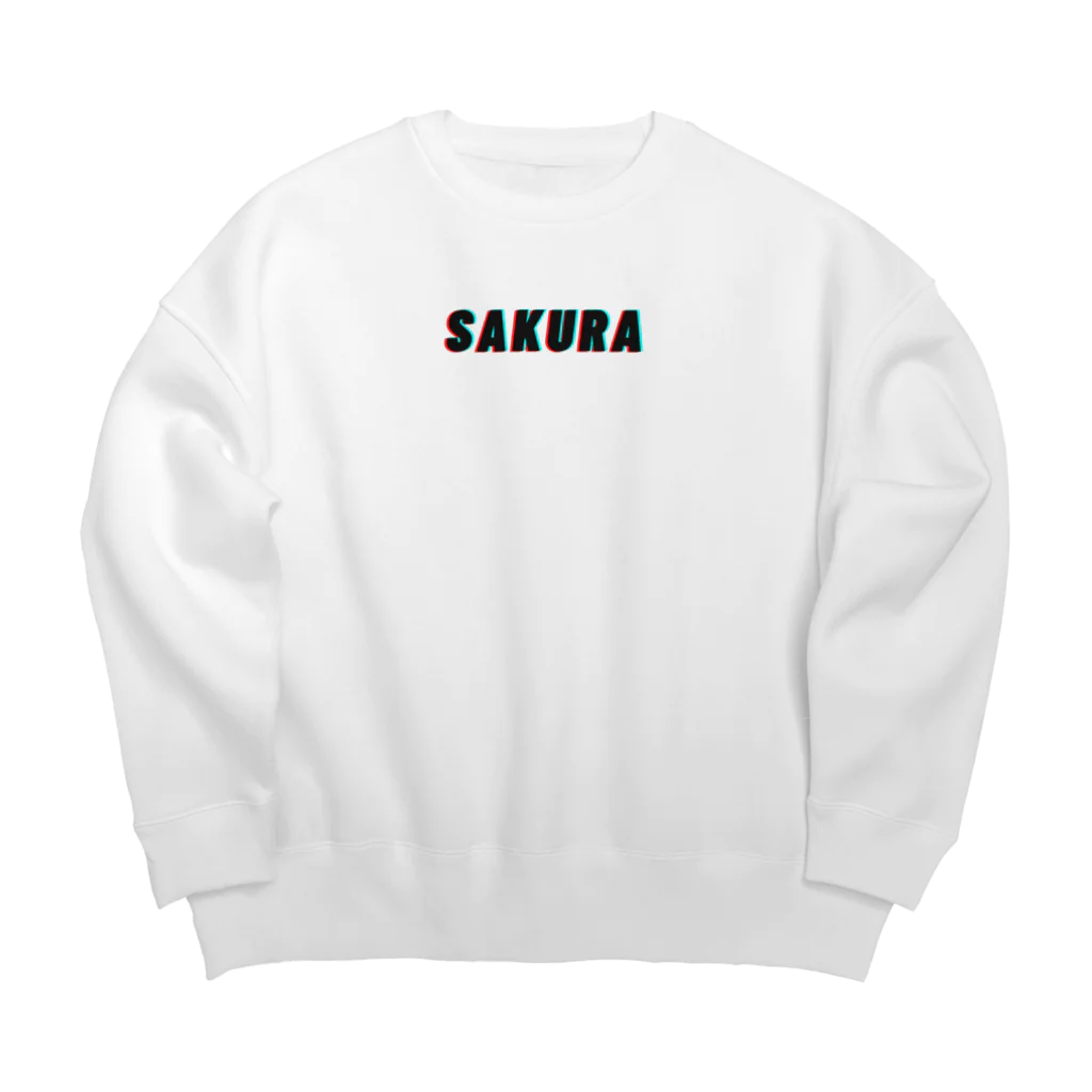 Identity brand -sonzai shomei-のSAKURA Big Crew Neck Sweatshirt