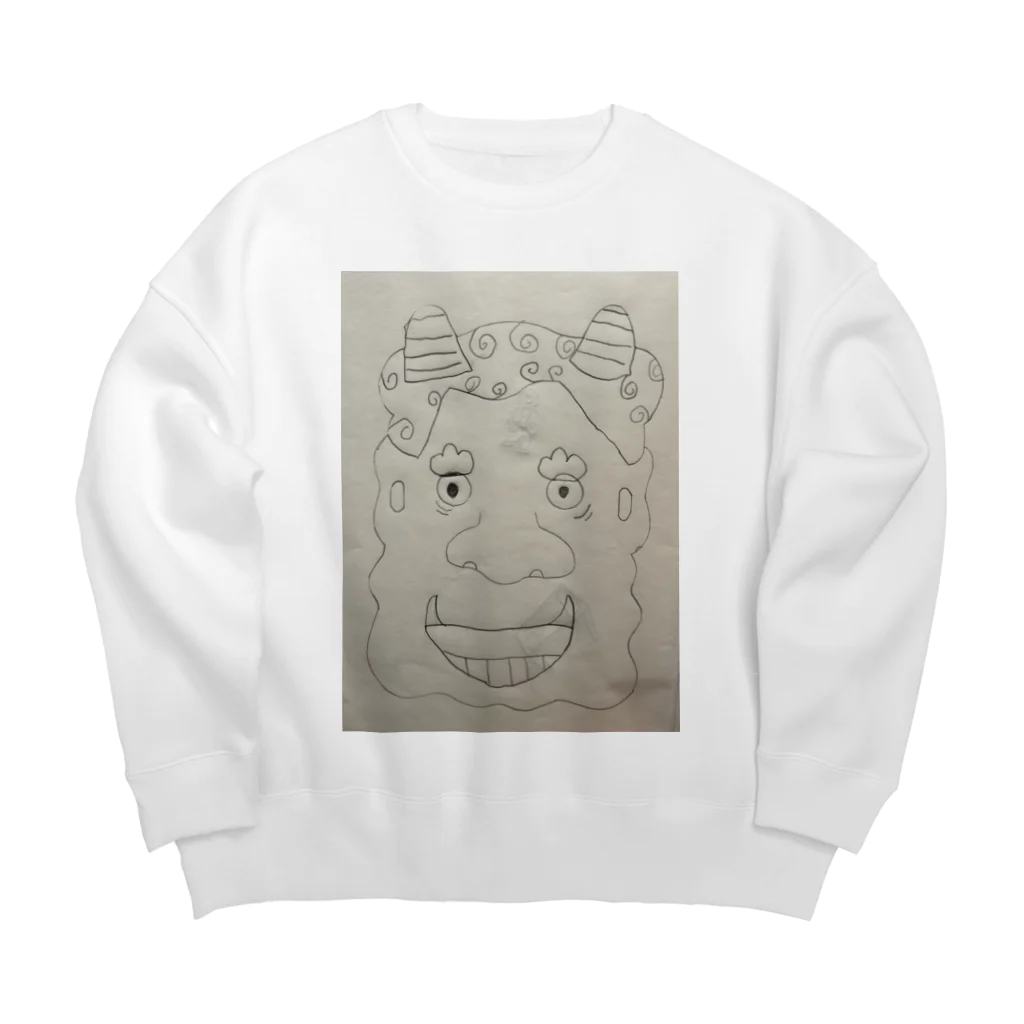 くっにーちゃんの鬼さん Big Crew Neck Sweatshirt