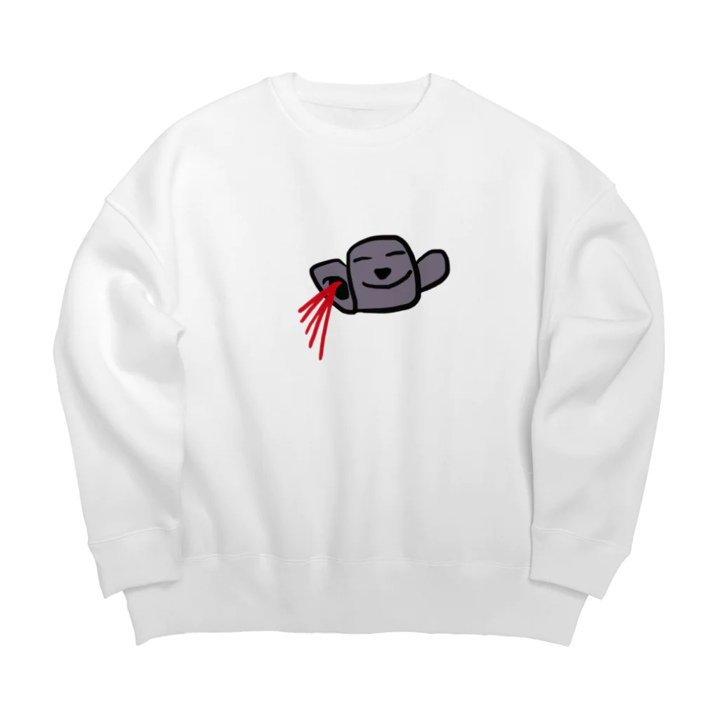 kpnumatの淵っコアラの耳血 Big Crew Neck Sweatshirt