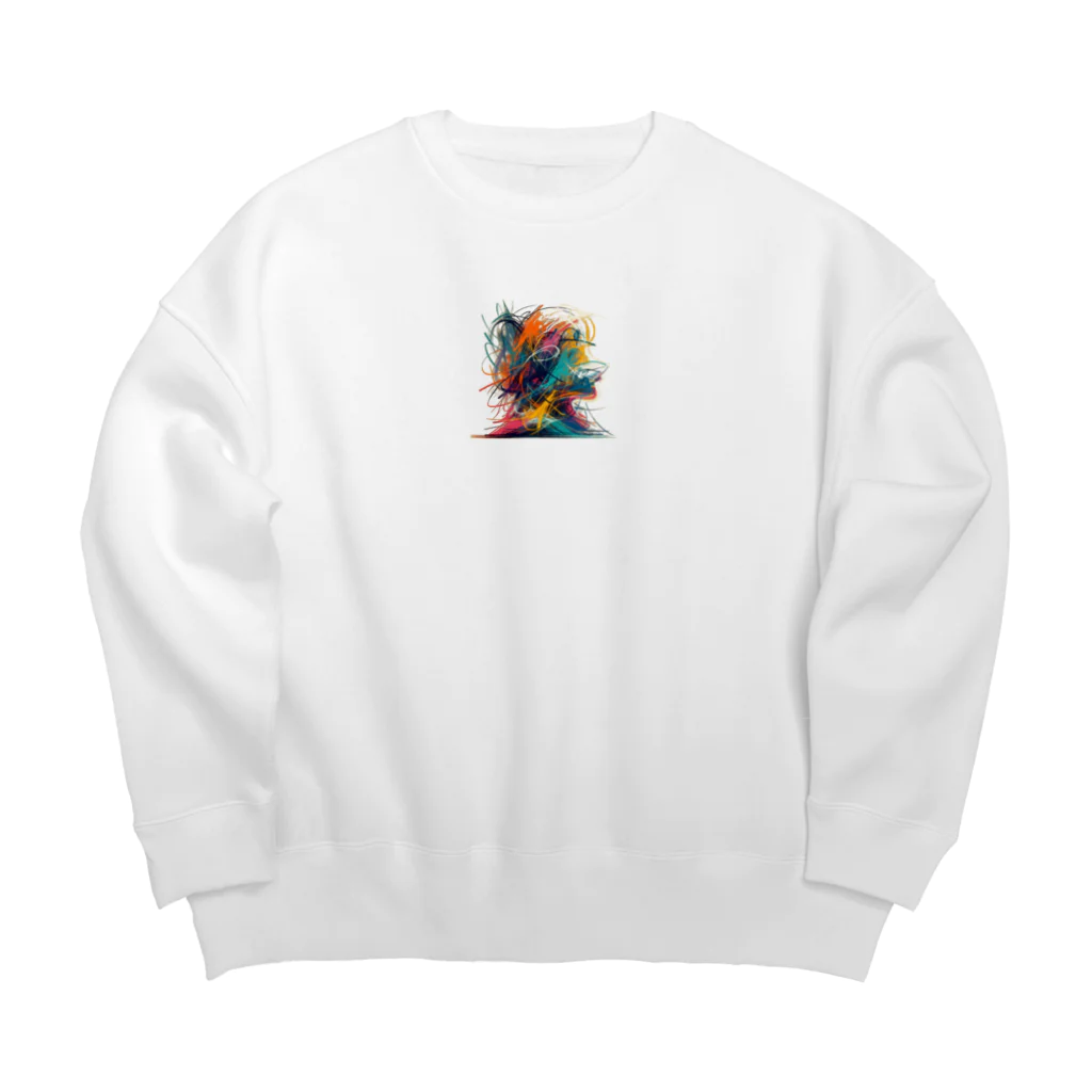 あんぽぴゅらーあーてぃすとのGirl Big Crew Neck Sweatshirt