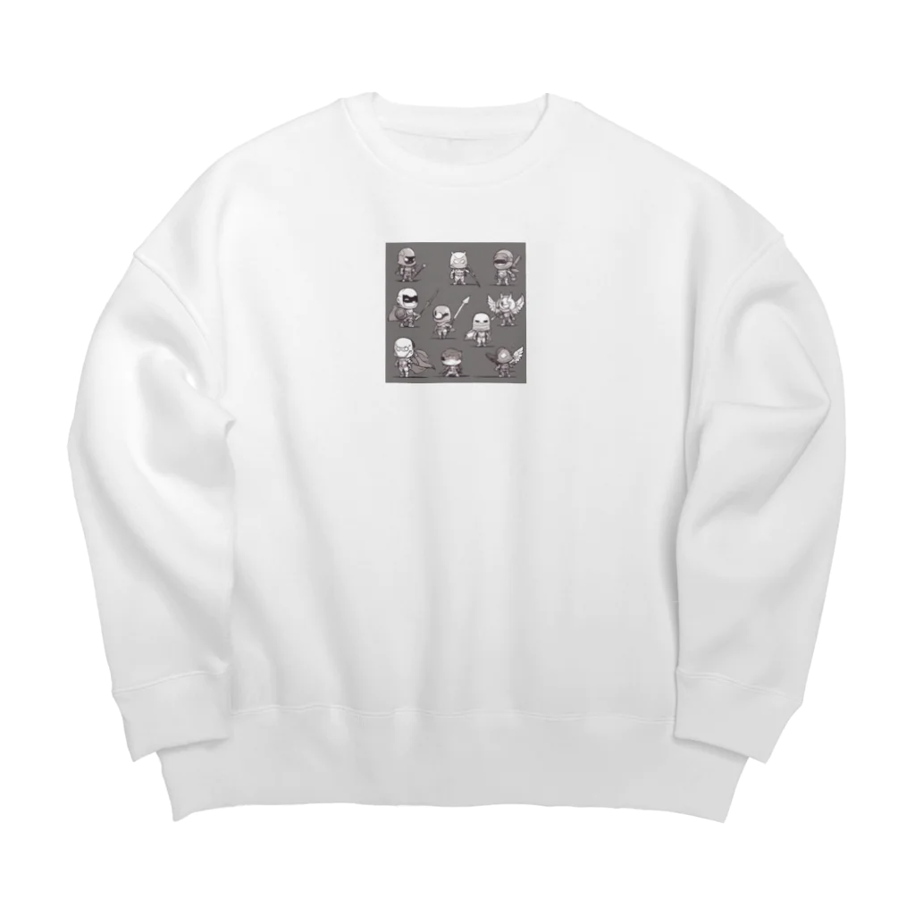 K5AAのかわいい勇者たち Big Crew Neck Sweatshirt