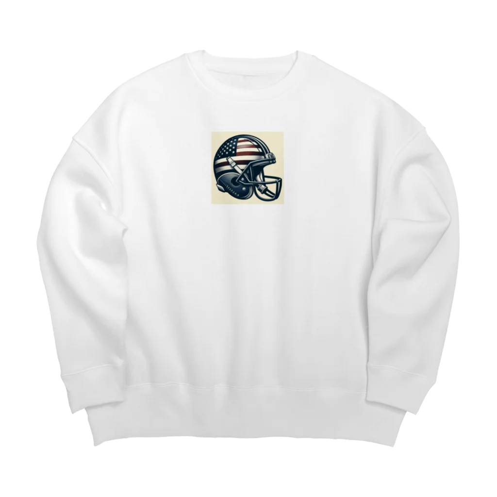 Kare-Raisuのアメフト　ヘルメット Big Crew Neck Sweatshirt