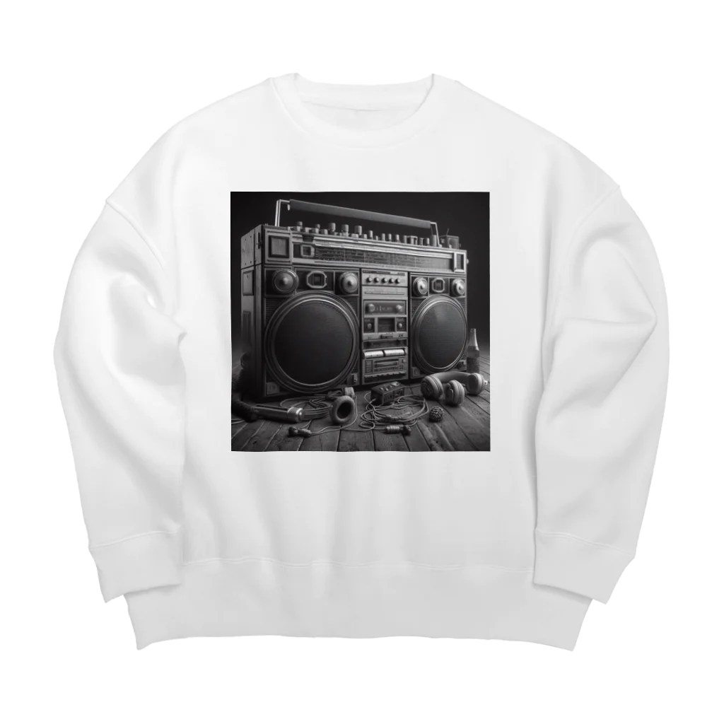 HaYoのラジカセ Big Crew Neck Sweatshirt