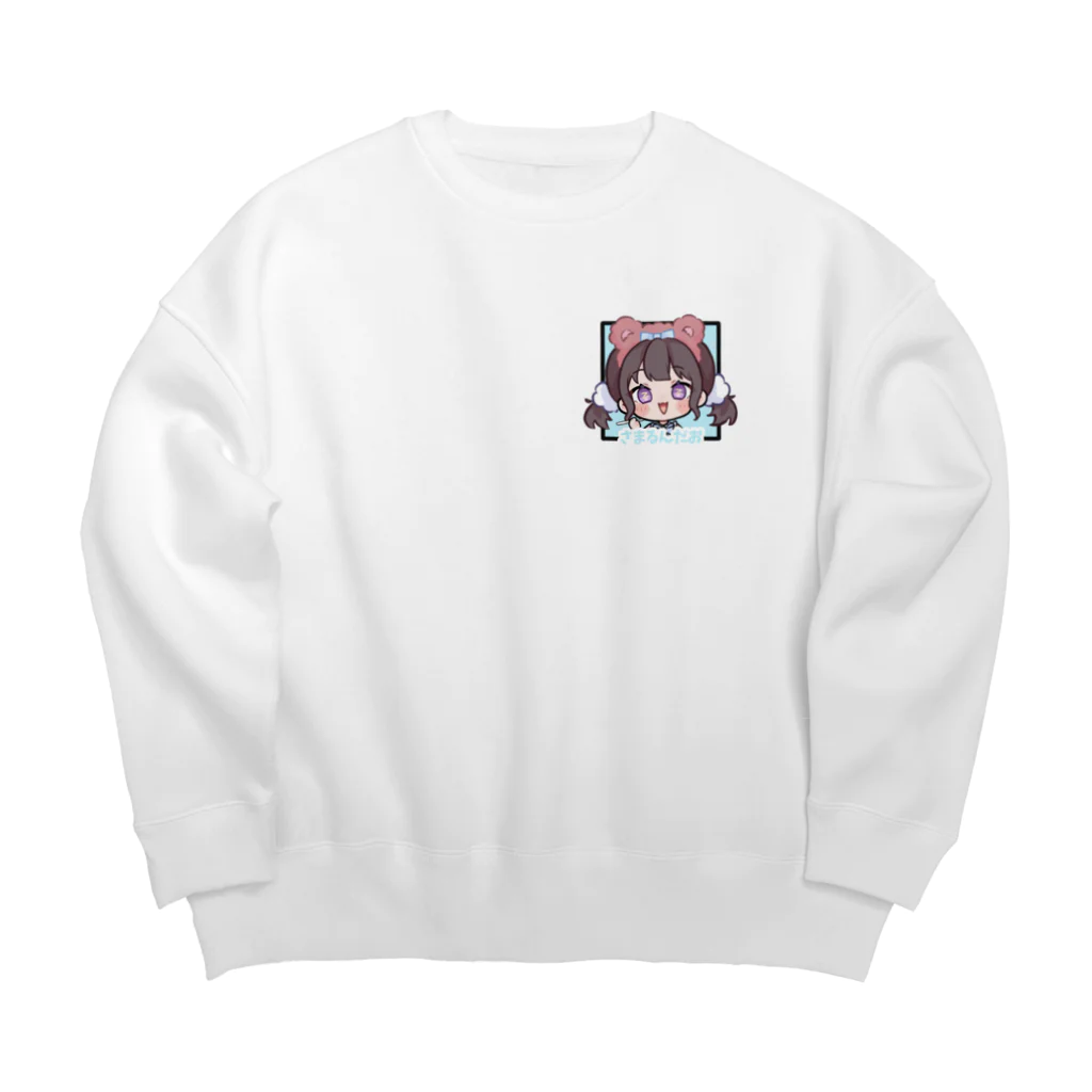 さまるのさまるんだおTシャツ Big Crew Neck Sweatshirt