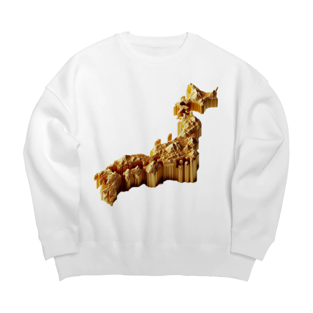 JUPITERの黄金の国ジパング！ Big Crew Neck Sweatshirt