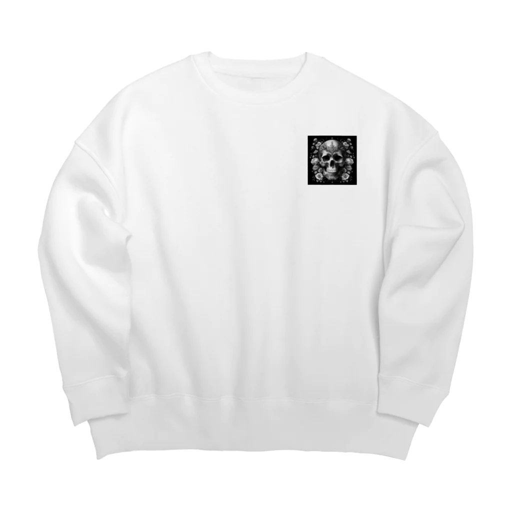 sakurakyoukaisenのハナスカル Big Crew Neck Sweatshirt