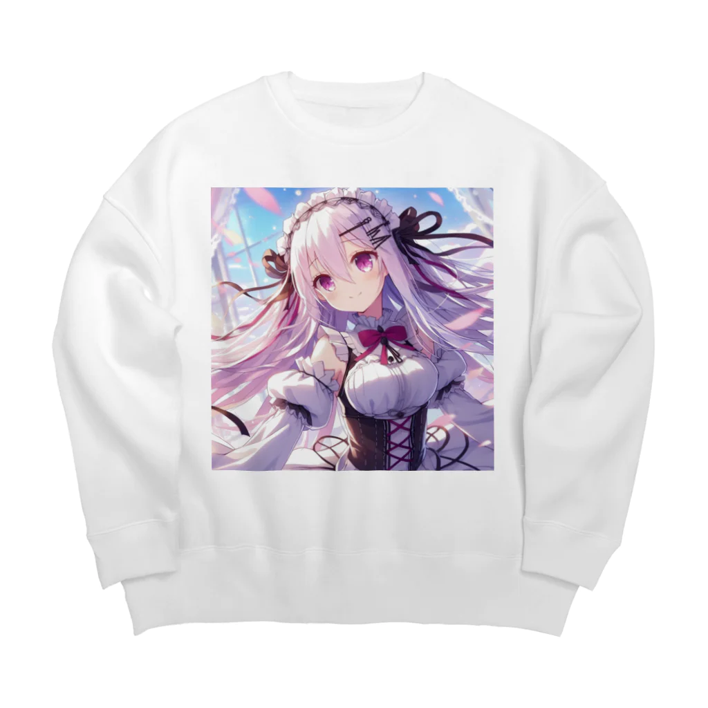 美少女アイテム専門店の美少女㊶ Big Crew Neck Sweatshirt