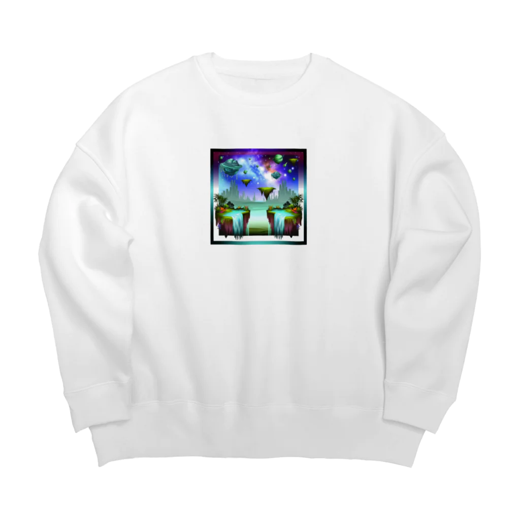 kenken-kenkenショップの幻想世界 Big Crew Neck Sweatshirt