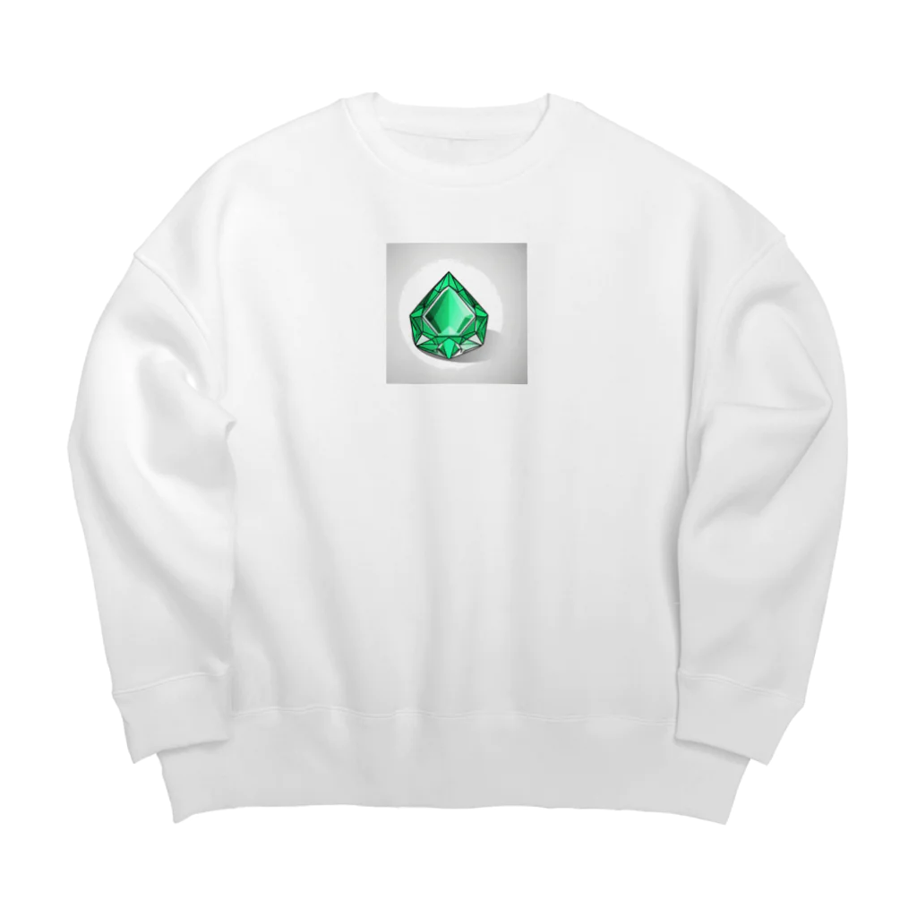 jewel_beのエメラルド Big Crew Neck Sweatshirt