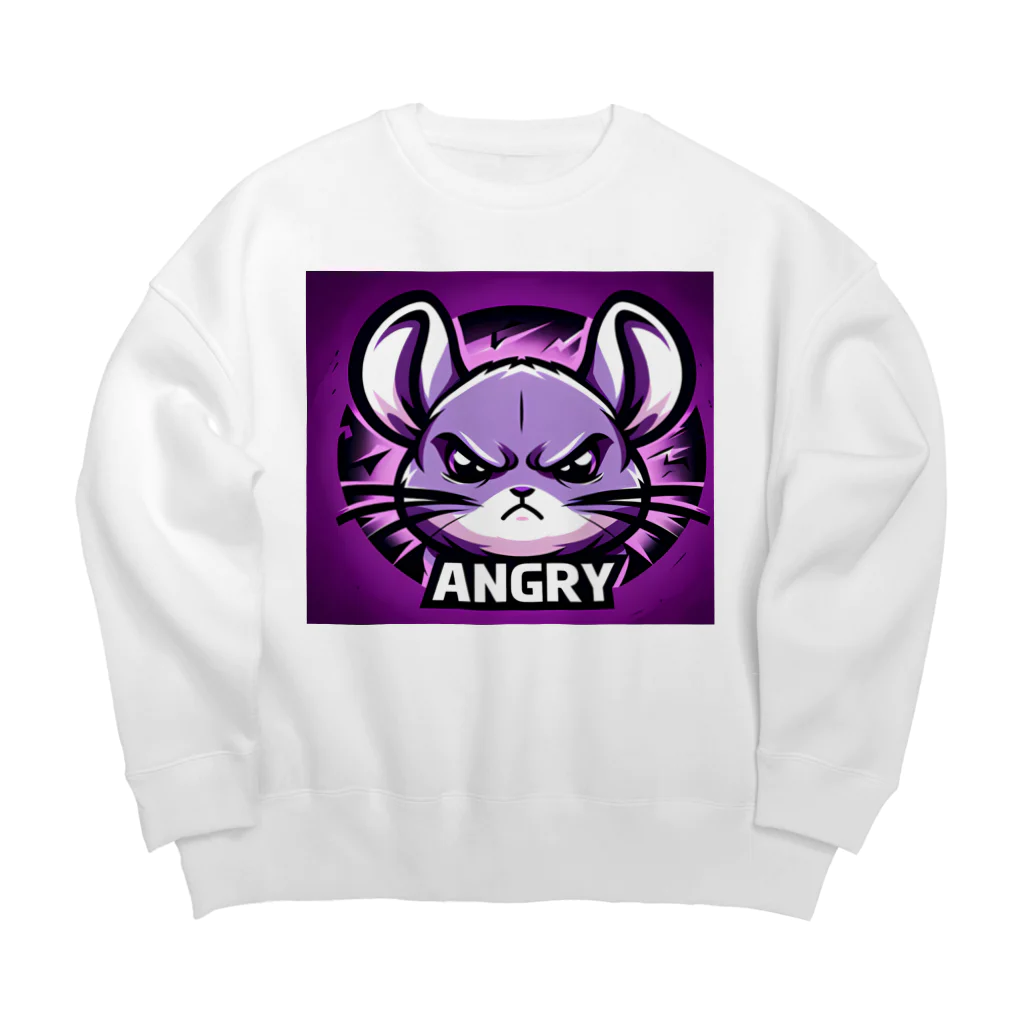 naoyukiszのぷんぷん チンチラ Big Crew Neck Sweatshirt