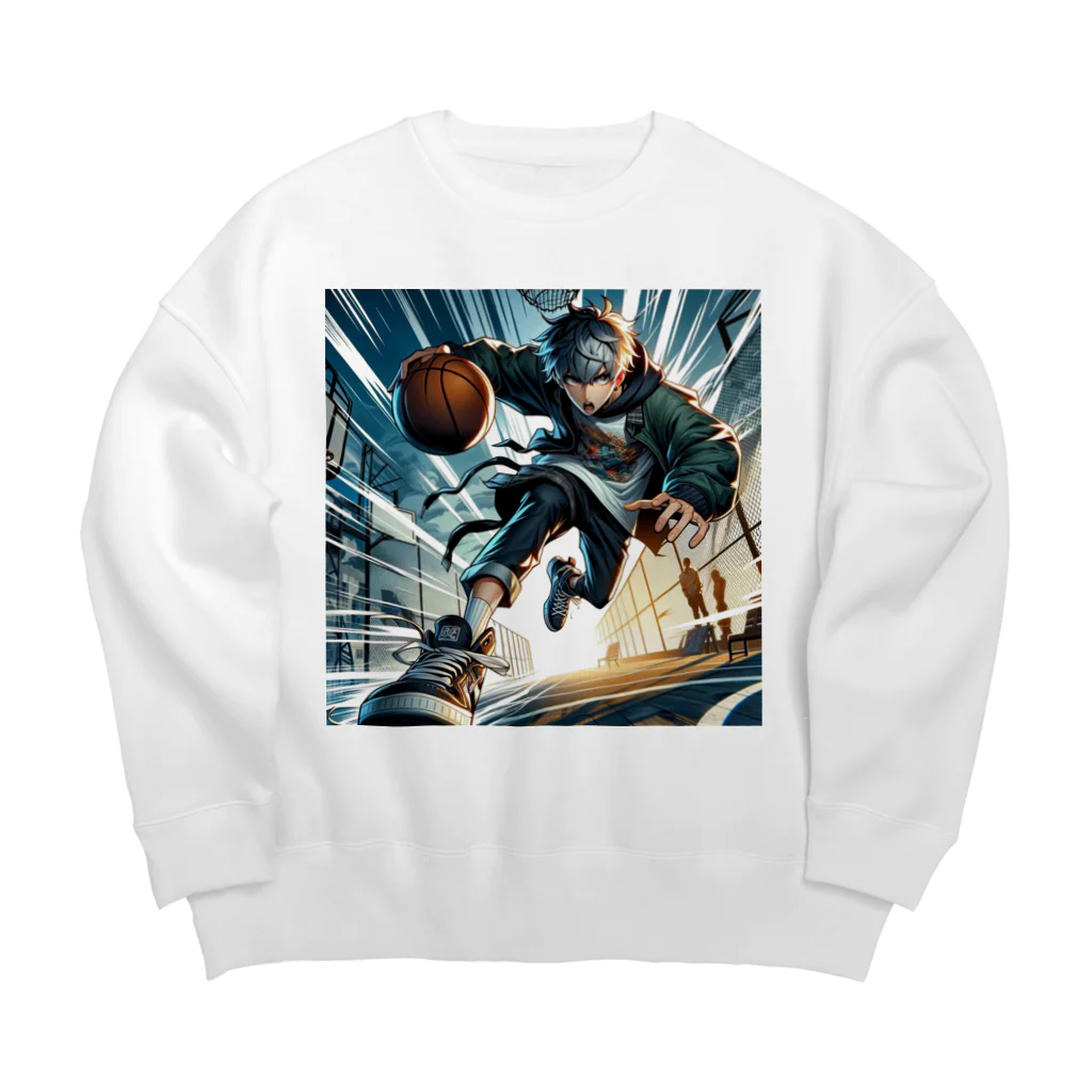 ゴト師の颯太　バスケットボール部 Big Crew Neck Sweatshirt