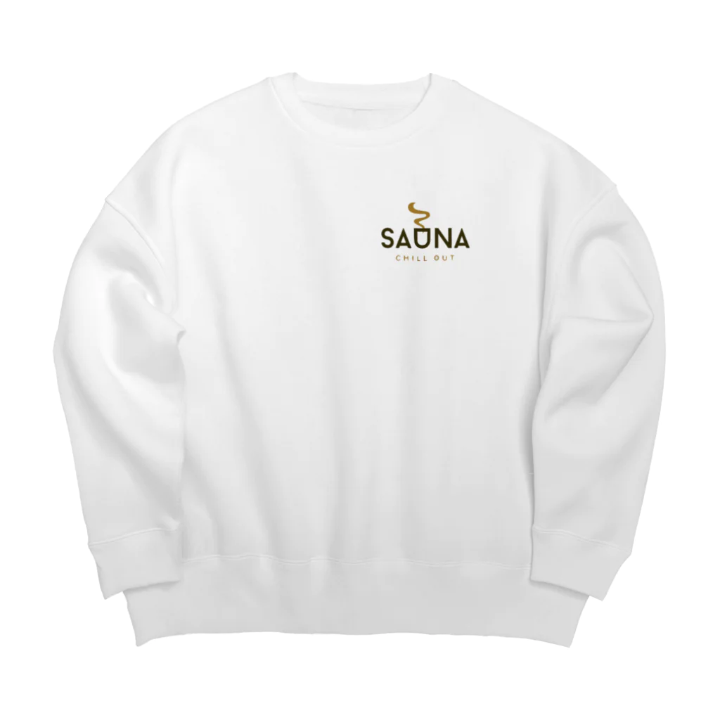 さうなさんのsauna chill Big Crew Neck Sweatshirt