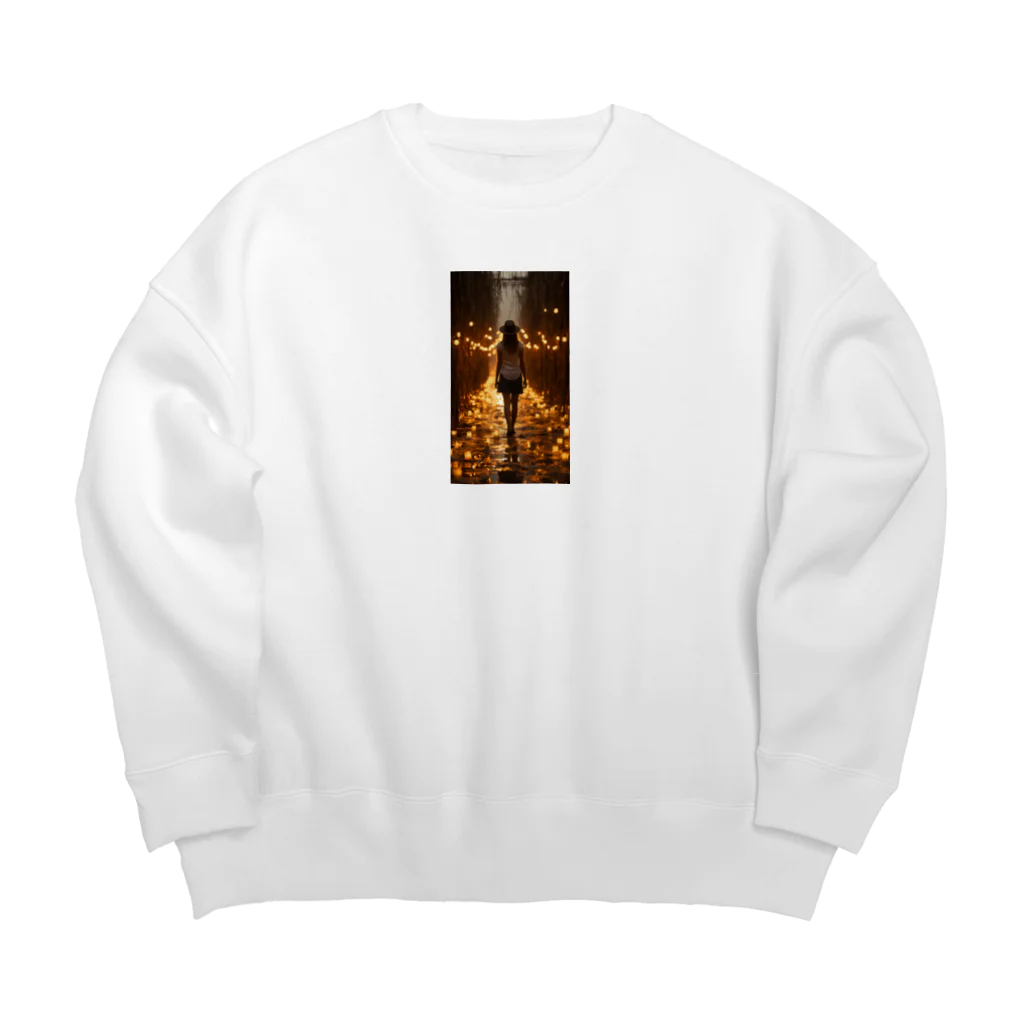 aoicanonのJourney Through the Lanterns Big Crew Neck Sweatshirt