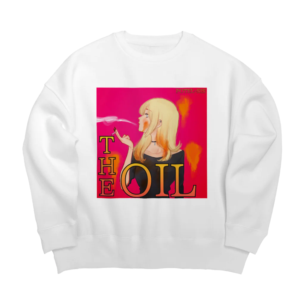 POTEL-SISのTHE OIL （ジ・オイル）グッズ Big Crew Neck Sweatshirt