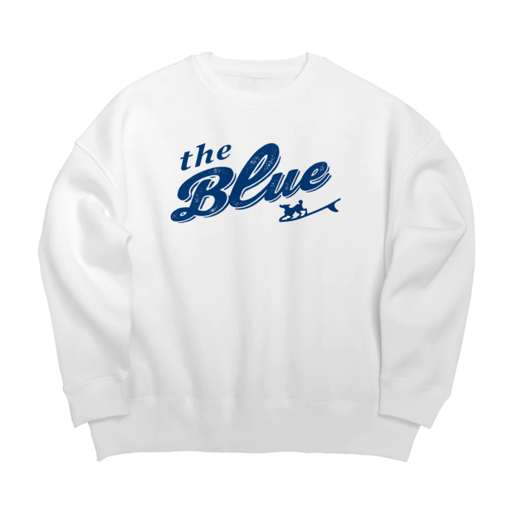 TARATARA STUDIOのKaraoke bar "the Blue" official items Big Crew Neck Sweatshirt