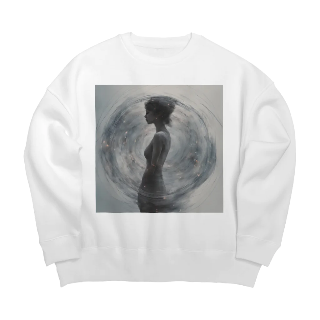 d-design-labの幻想的な女性のグッズ Big Crew Neck Sweatshirt