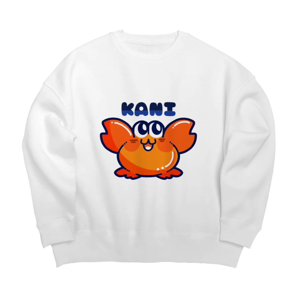 カニちゃんの地球侵略SHOPのカニちゃん Big Crew Neck Sweatshirt