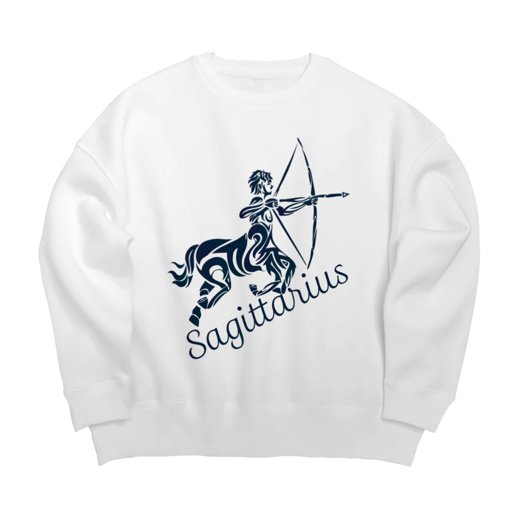 chicodeza by suzuriのサジタリウス Big Crew Neck Sweatshirt