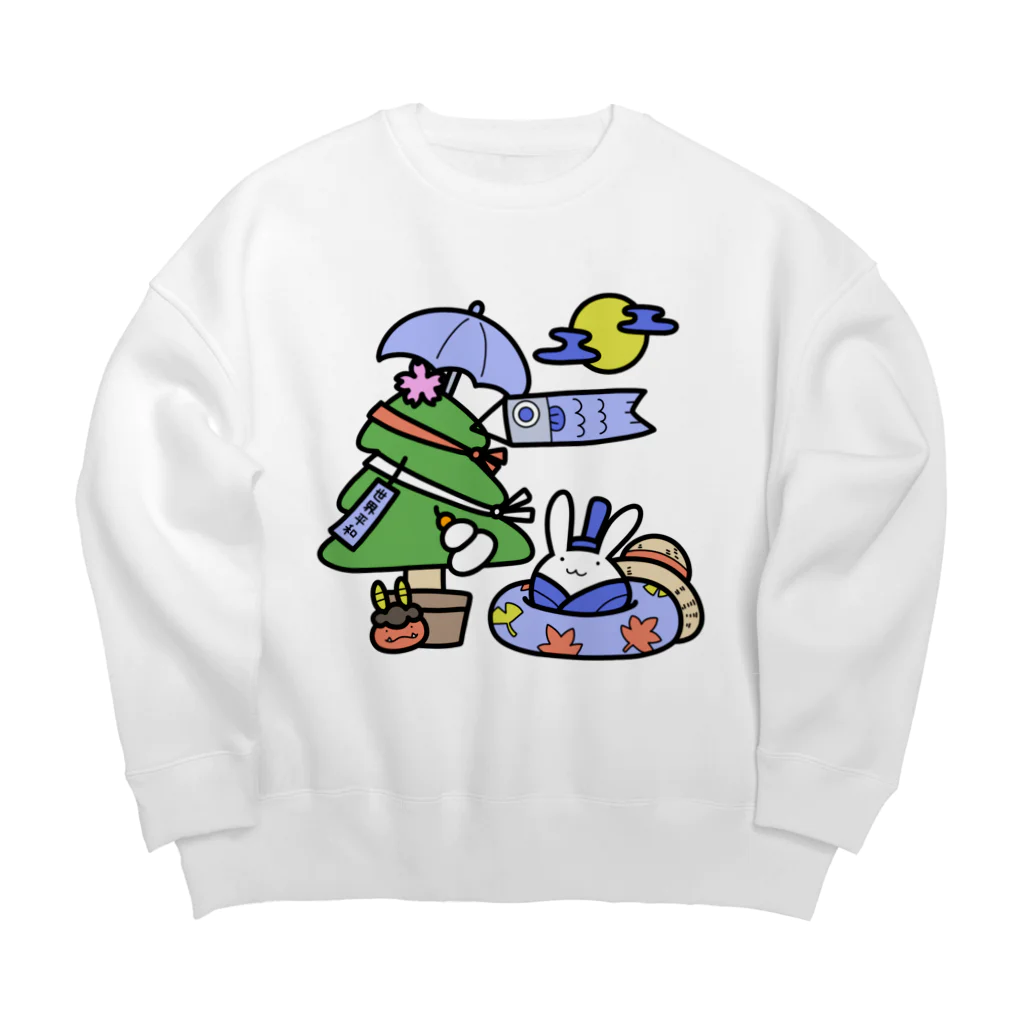 幸うさ.comの季節に迷った時用 Big Crew Neck Sweatshirt