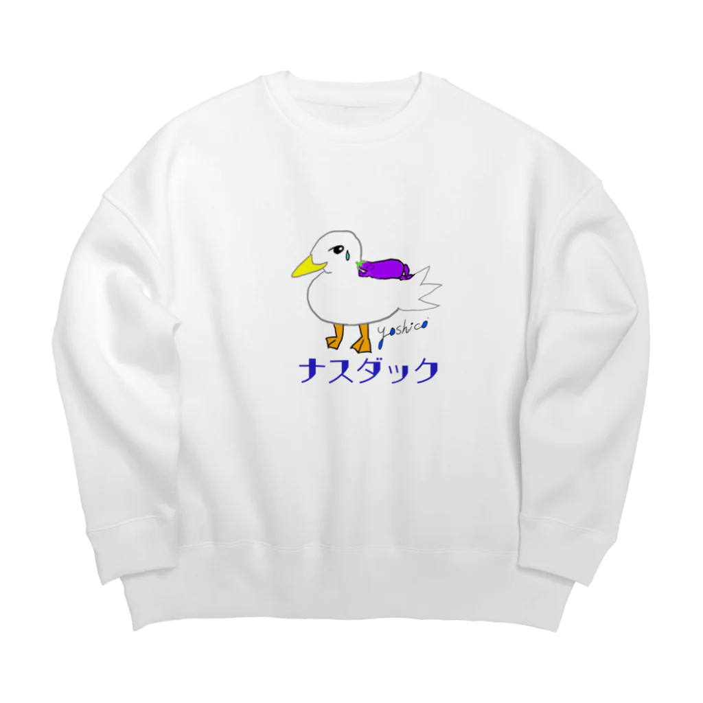 Yoshico-1655のナスダック Big Crew Neck Sweatshirt