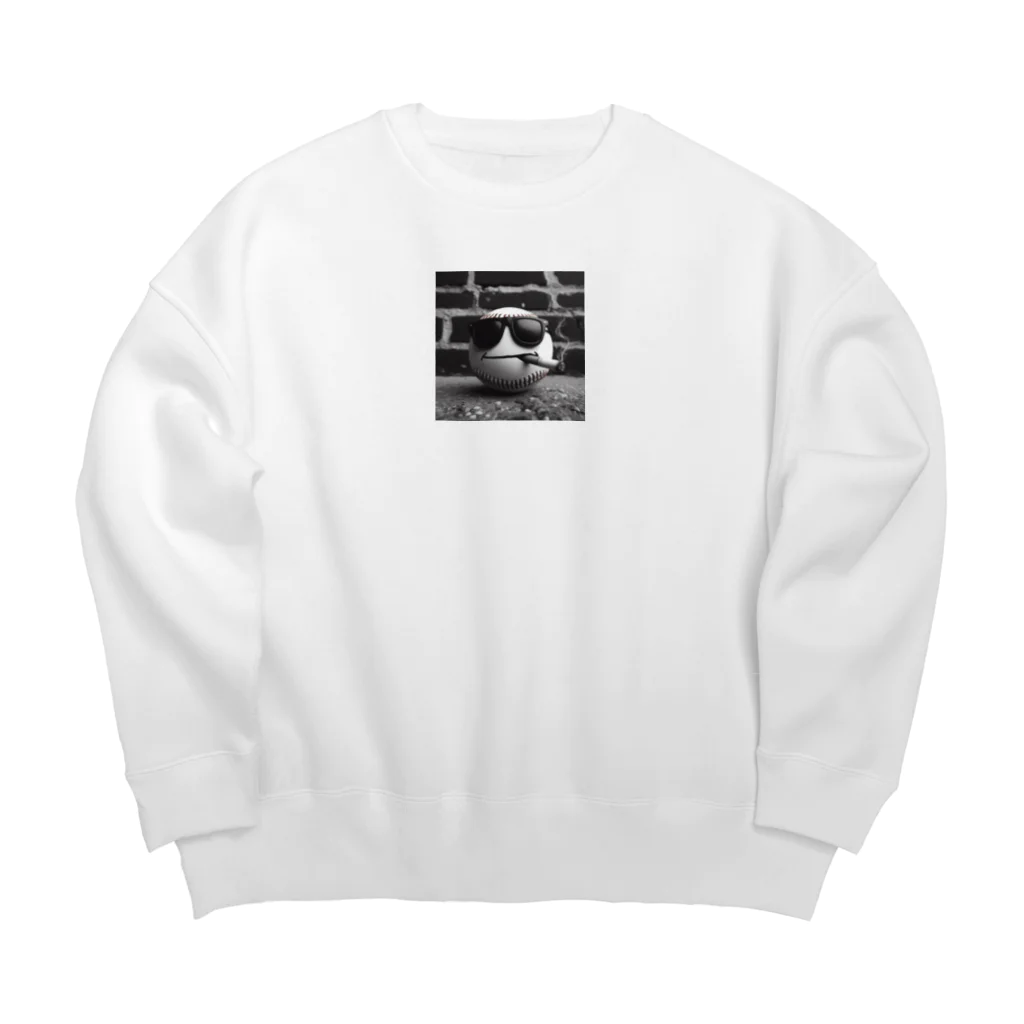 たこ焼きのストレート Big Crew Neck Sweatshirt