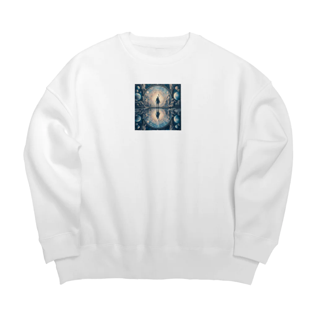 Schiele_sarieriの省察されぬ生は生きるに値せず Big Crew Neck Sweatshirt