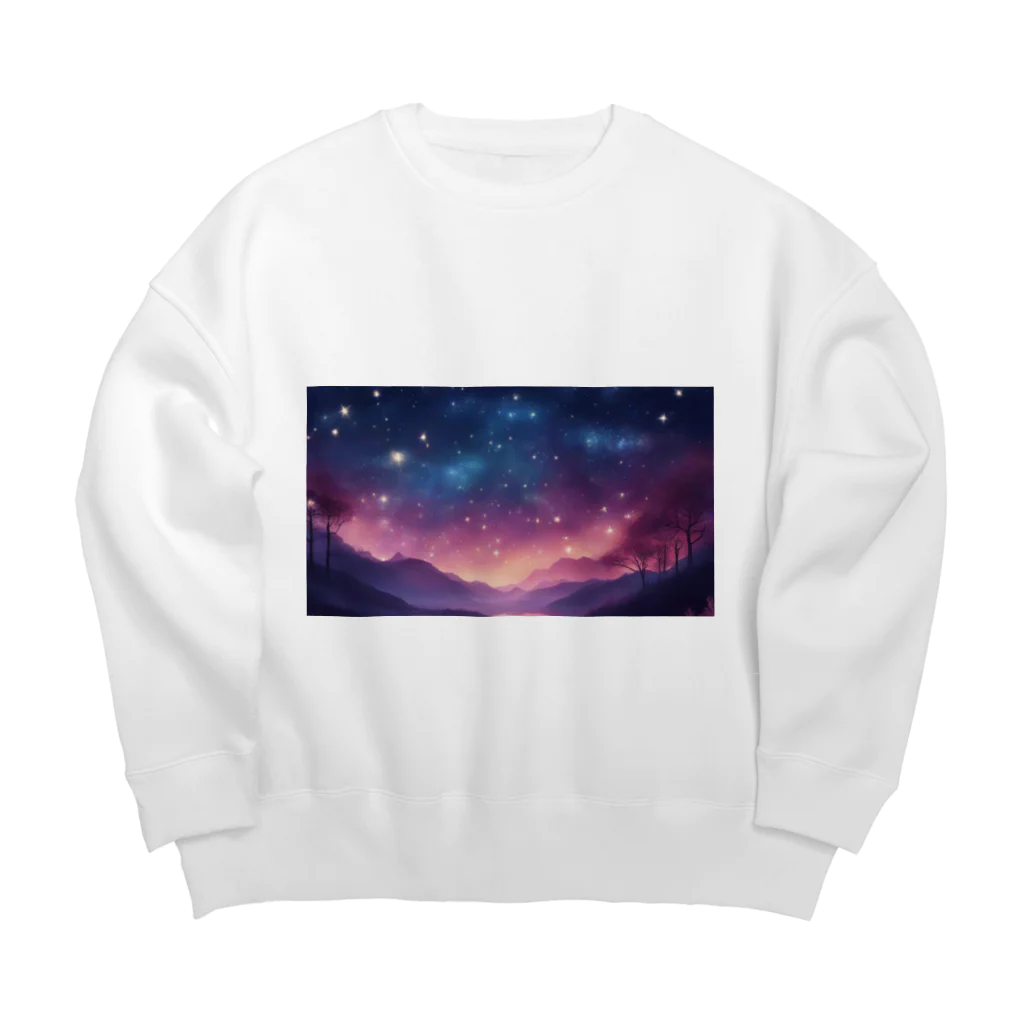 こにこのマジックアワーたいむ！ Big Crew Neck Sweatshirt