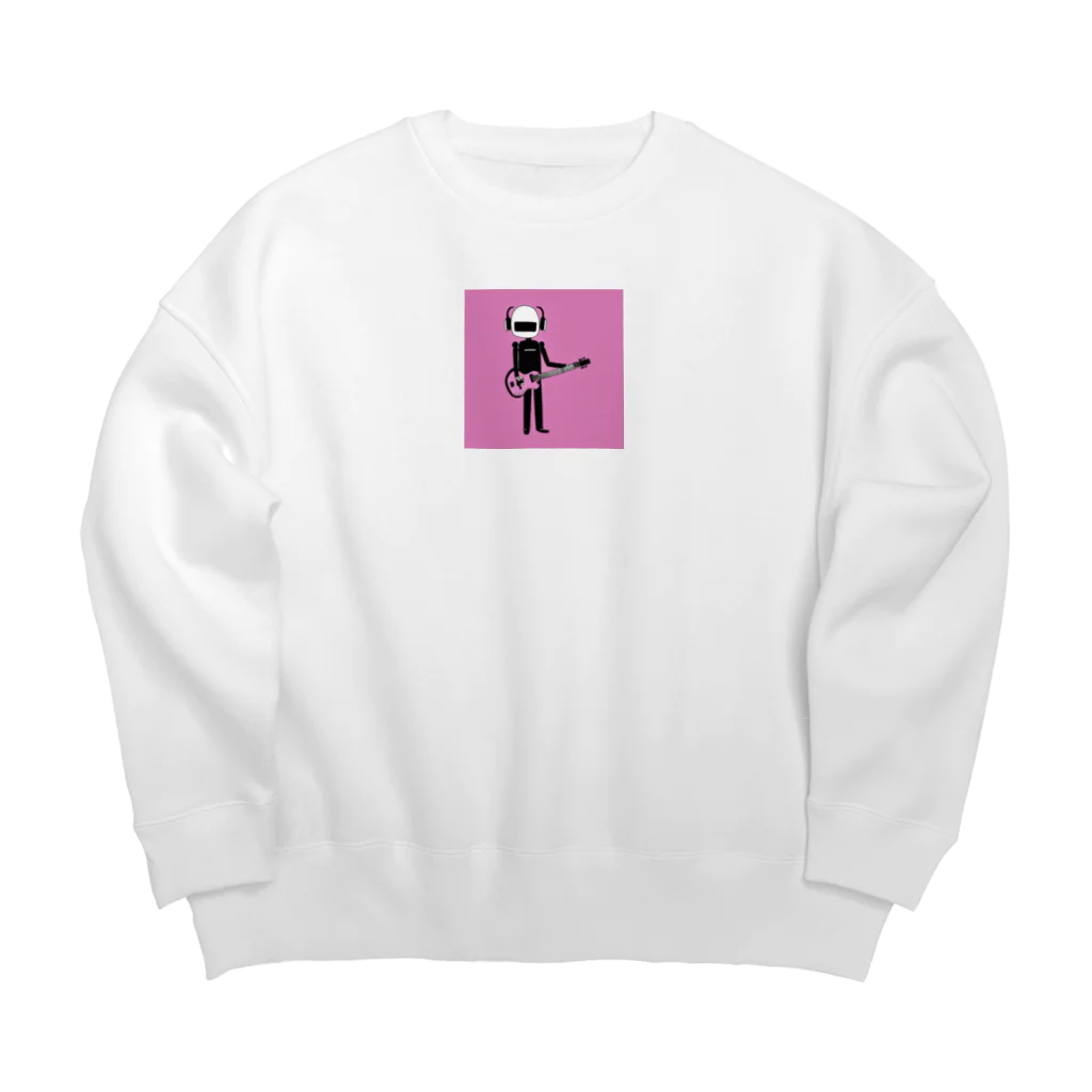 MEGROOVEのぼくはギターリスト Big Crew Neck Sweatshirt