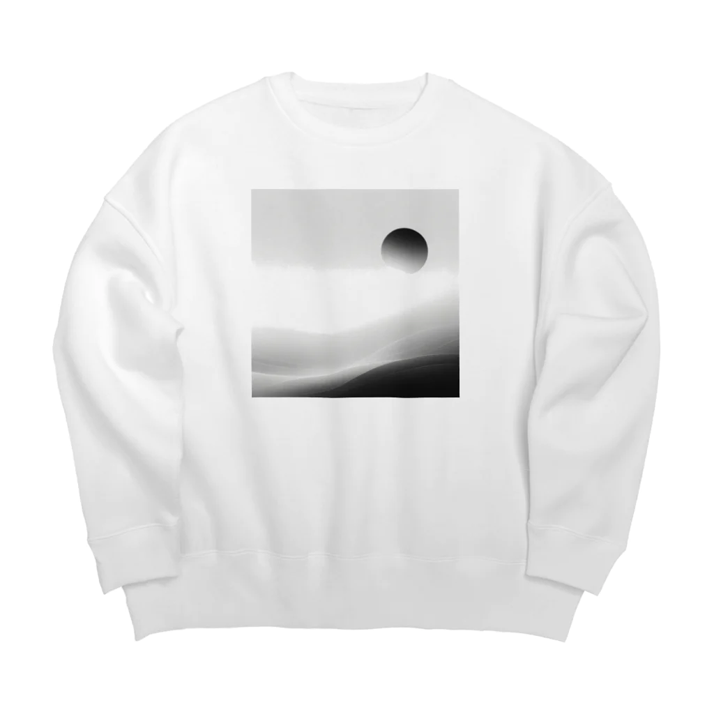 masaのエレガントなデザイン Big Crew Neck Sweatshirt