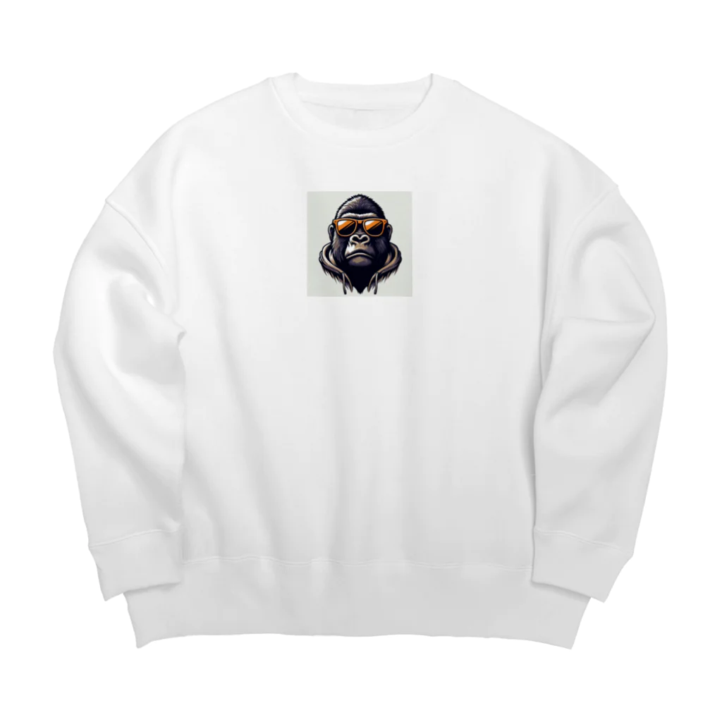 COOL Tigerのフーディゴリラ Big Crew Neck Sweatshirt