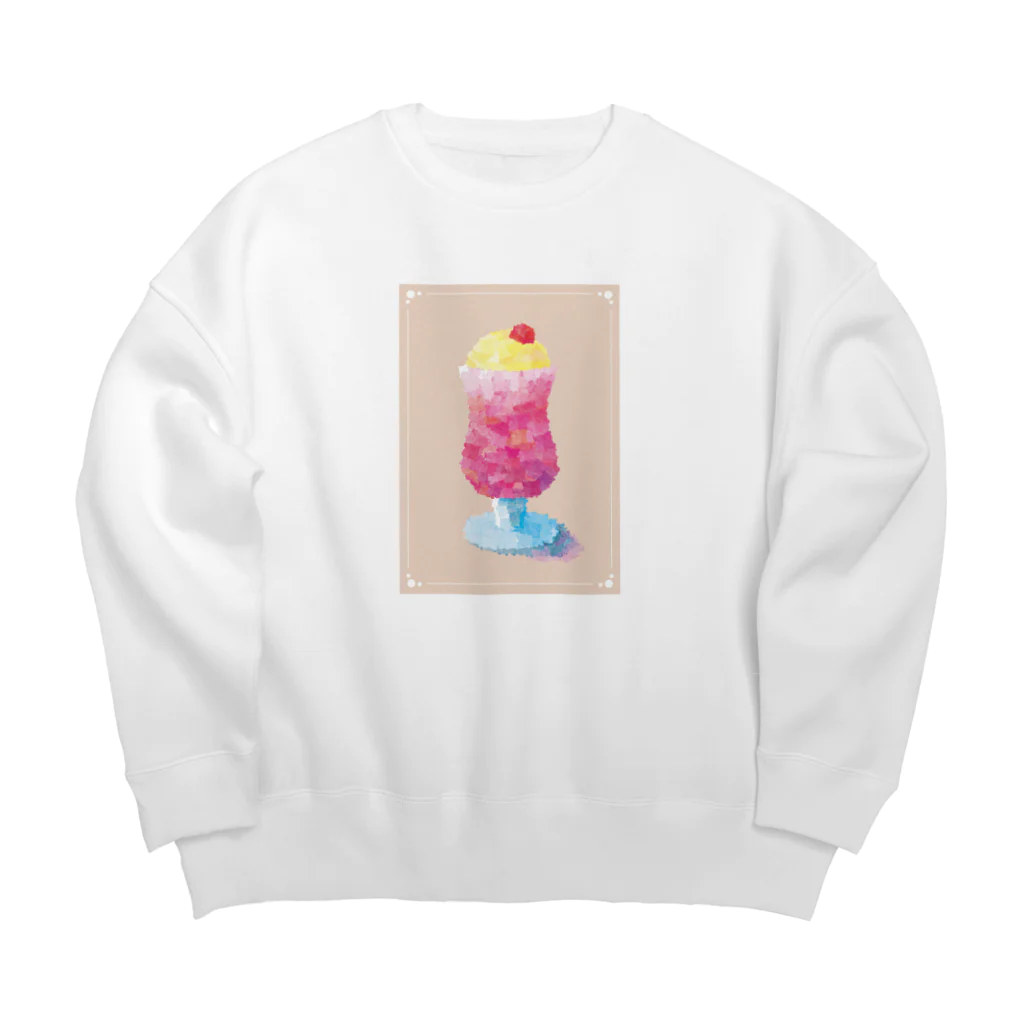 ゆっこの春のソーダ Big Crew Neck Sweatshirt