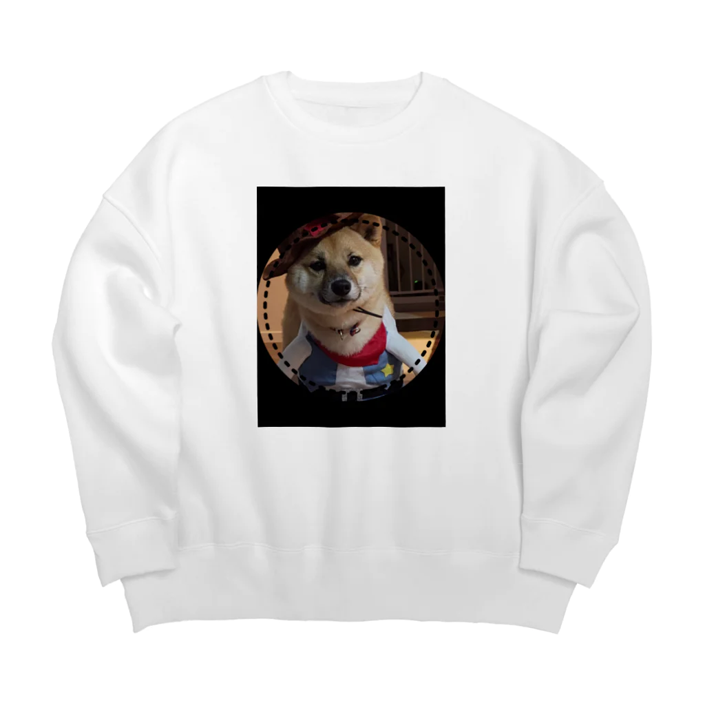 117hibikiの柴犬COOUo･ｪ･oU Big Crew Neck Sweatshirt