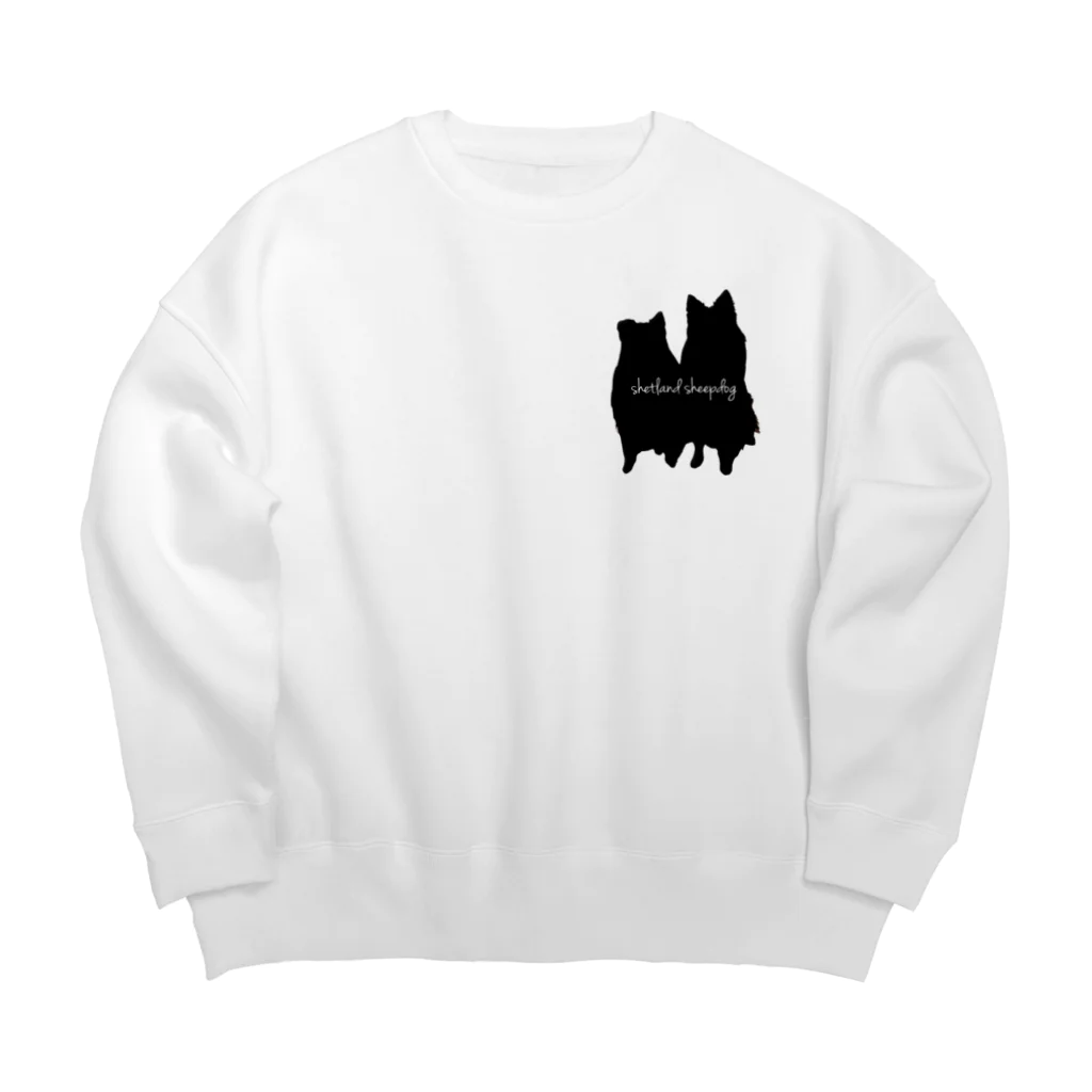 a_c0111のシェルティグッズ Big Crew Neck Sweatshirt