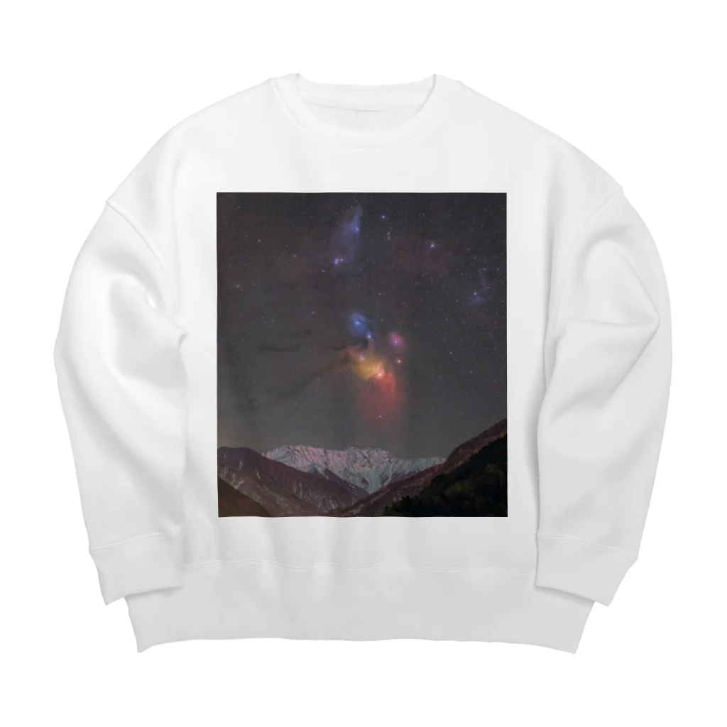 S204_Nanaの赤石岳に昇る蠍座 Big Crew Neck Sweatshirt