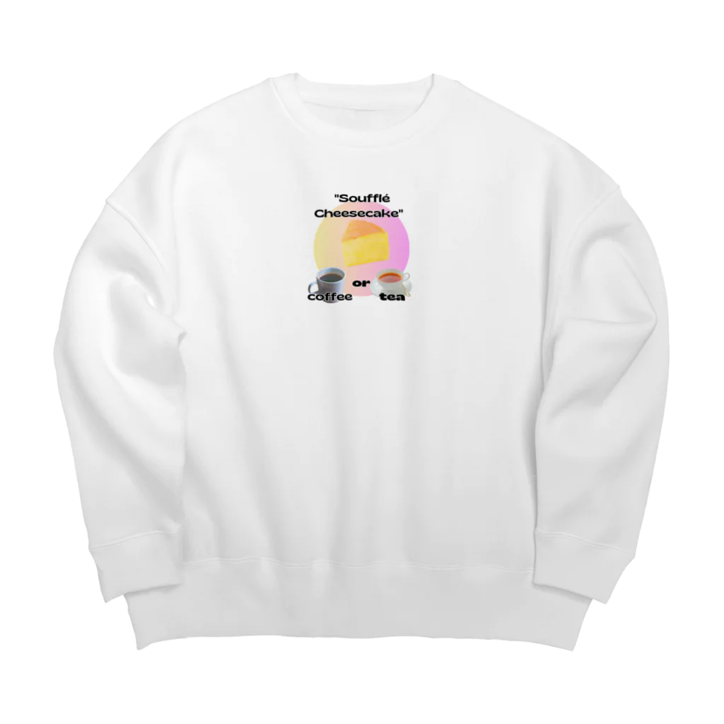 rokkakukikakuのスフレチーズケーキ Big Crew Neck Sweatshirt