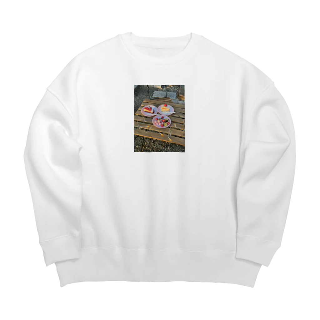 Mainn'zのスイーツパラダイス Big Crew Neck Sweatshirt