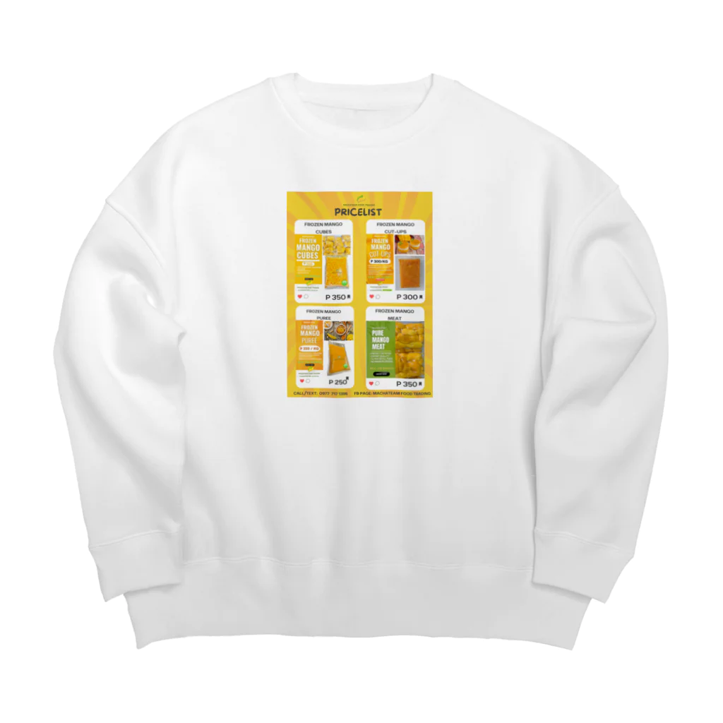 Juliajuliaの夏の恋人、冷凍マンゴーが勢揃い！ Big Crew Neck Sweatshirt