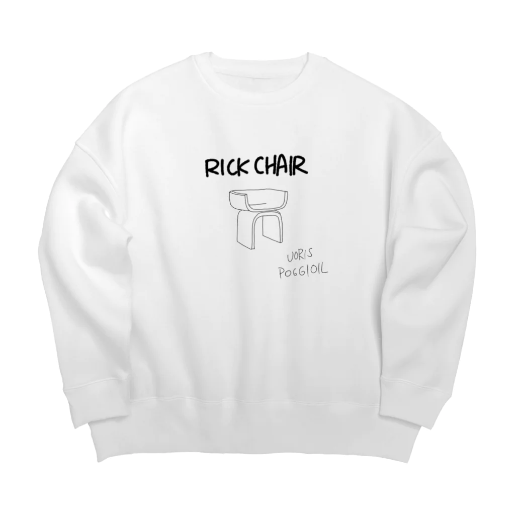 みうらあかね ｜MIURA AKANEのRICK  CHAIR Big Crew Neck Sweatshirt