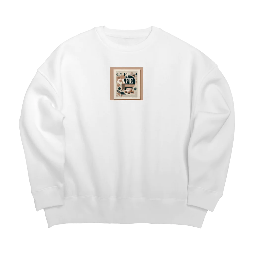 ryu_1137のカフェ・パステル Big Crew Neck Sweatshirt