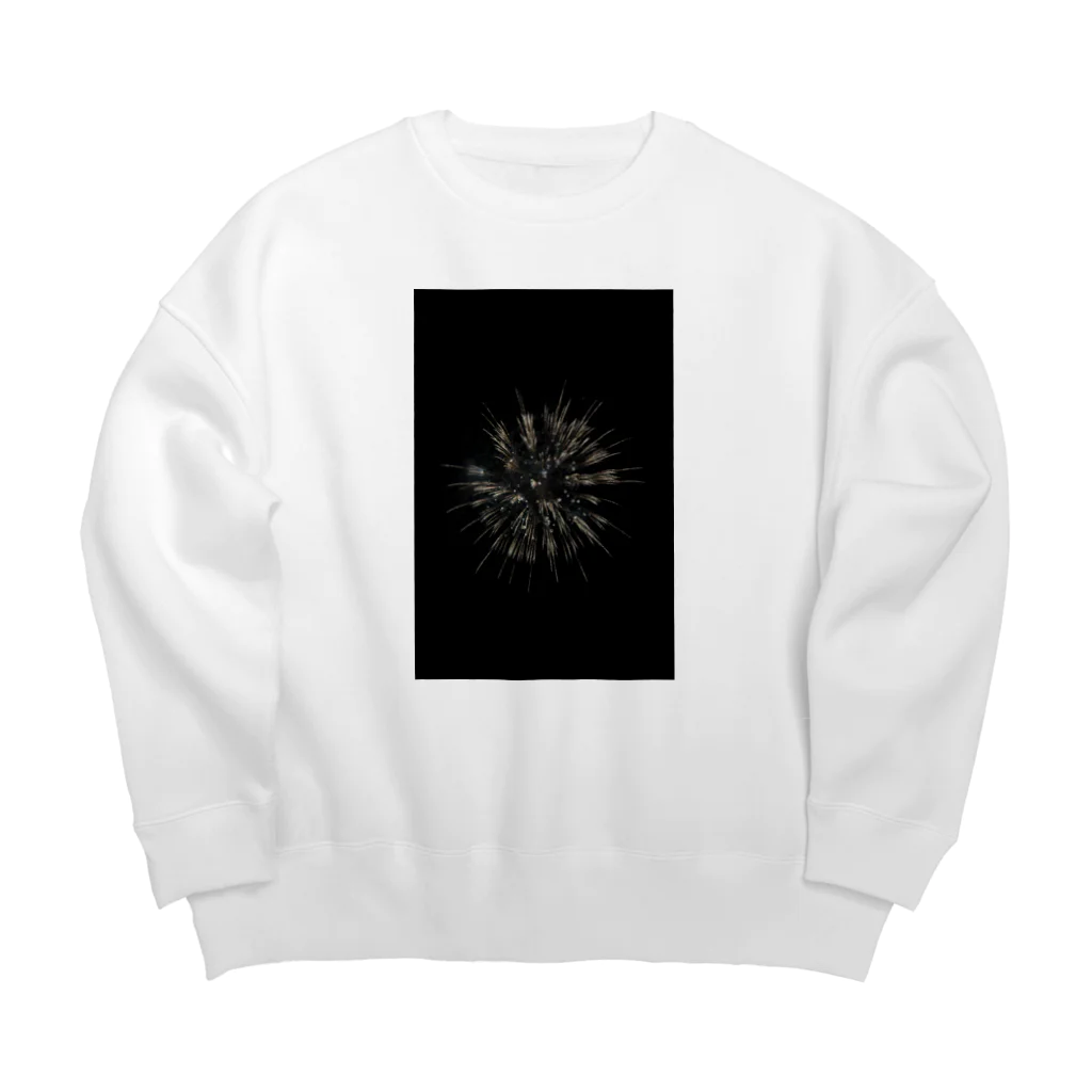 softbank777の感動の花火 Big Crew Neck Sweatshirt