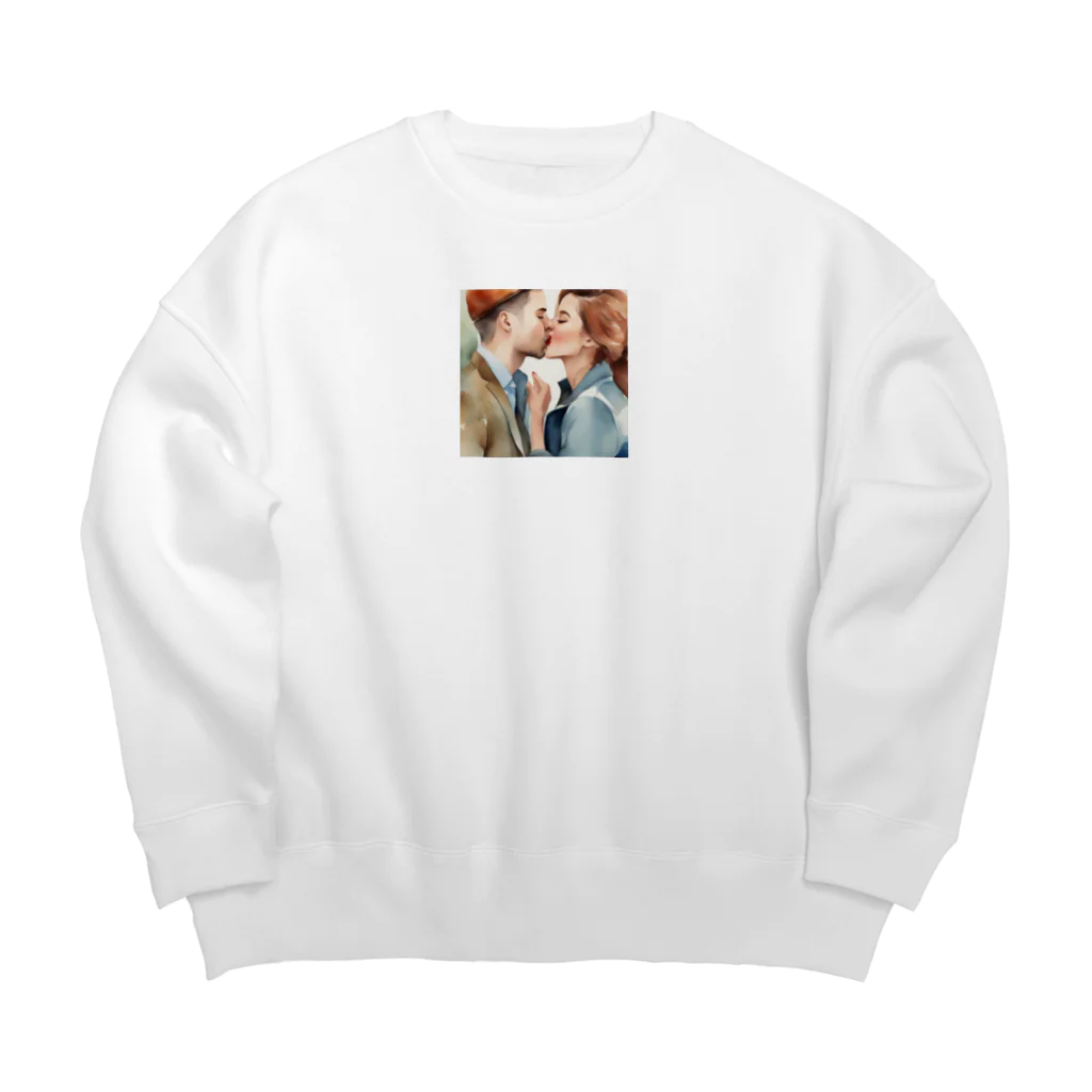 メアリーの「恋人のキス」 Big Crew Neck Sweatshirt