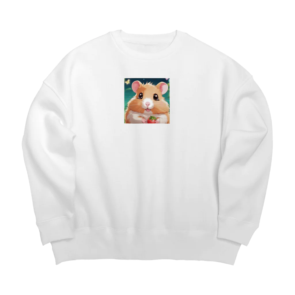 hono想(そう)イタグレ日記のこんにちは！ Big Crew Neck Sweatshirt